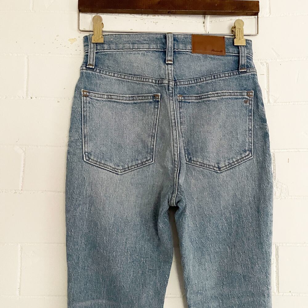 MADEWELL High Rise Skinny Crop Jeans Gleeson Wash 24 - Picture 7 of 11